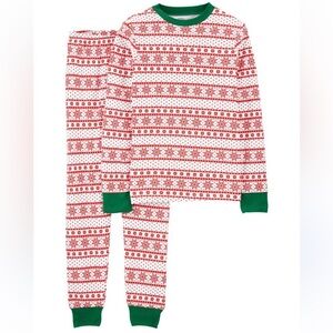 Carters 2-Piece Adult Holiday 100% Snug Fit Cotton PJs Christmas Size XL